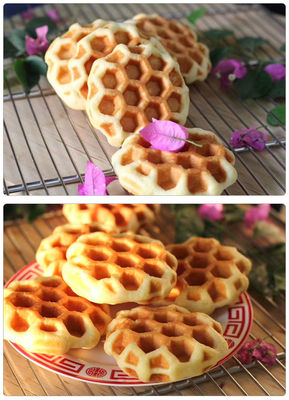 Elektrische Quadrat-Ei-Waffelmaschine zum Backen von Waffelkuchenbrot bei Temperaturen von 0 bis 250 °C