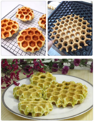 Elektrische Quadrat-Ei-Waffelmaschine zum Backen von Waffelkuchenbrot bei Temperaturen von 0 bis 250 °C