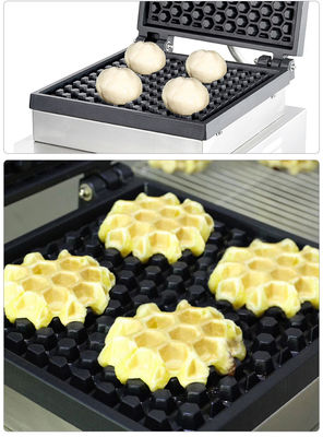 Elektrische Quadrat-Ei-Waffelmaschine zum Backen von Waffelkuchenbrot bei Temperaturen von 0 bis 250 °C
