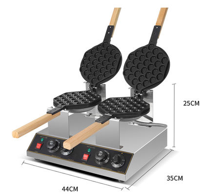 Maschine zum Herstellen von Waffeln aus Edelstahl und einfacher Bedienung