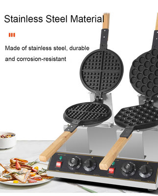 Maschine zum Herstellen von Waffeln aus Edelstahl und einfacher Bedienung