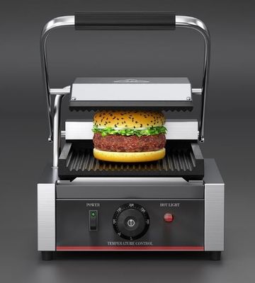 Elektrische Panini-Sandwichgrillmaschine mit Obergrillgröße 215*215mm