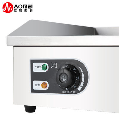 Edelstahl-Elektrogrill Gewerblicher Pan-Grill für Temperaturbereich 50-300C
