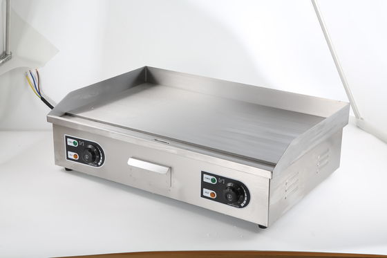 Edelstahl-Elektrogrill Gewerblicher Pan-Grill für Temperaturbereich 50-300C