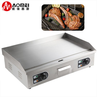 Edelstahl-Elektrogrill Gewerblicher Pan-Grill für Temperaturbereich 50-300C