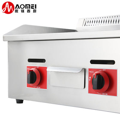 730*550*340mm Nichtklebende kommerzielle Bbq Gasgrill für Restaurant Küche