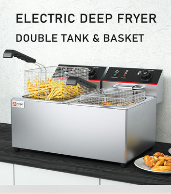 6L 6L Doppeltank-Elektrische Tiefbrenner mit 5000w Leistung und benutzerfreundlichem Design