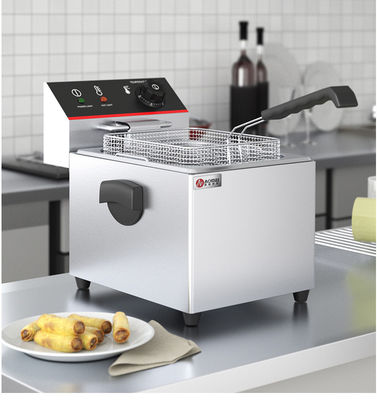 Hotel-Restaurant 11L kommerzieller elektrischer Tiefbrater 6,75 kg mit und Online-Support