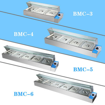 220V Edelstahl, benutzerdefiniert, tragbar, Bain Marie für kommerzielle Catering-Geräte