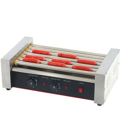 5 Roller Grill Hot Dog Maschine für Edelstahl Restaurant Küchengeräte