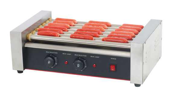 5 Roller Grill Hot Dog Maschine für Edelstahl Restaurant Küchengeräte