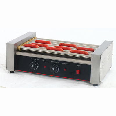 5 Roller Grill Hot Dog Maschine für Edelstahl Restaurant Küchengeräte