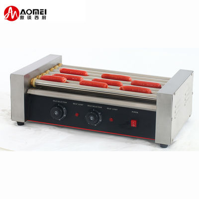 5 Roller Grill Hot Dog Maschine für Edelstahl Restaurant Küchengeräte