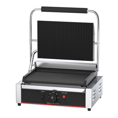 Kontaktgrill mit nichtklebender Beschichtung Schwarz silberner Sandwichmacher Grill