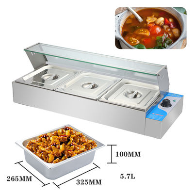 Restauranten-Ausrüstung Elektro-Buffet-Wärmer mit 2 kg Kapazität und 220 V Spannung