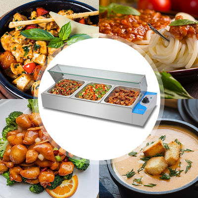 Restauranten-Ausrüstung Elektro-Buffet-Wärmer mit 2 kg Kapazität und 220 V Spannung