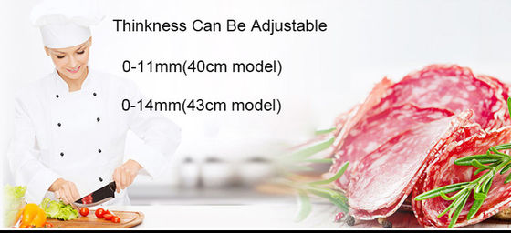 Professionelle 300mm Blade Edelstahl Automatische Fleischschneider für die kommerzielle Küche
