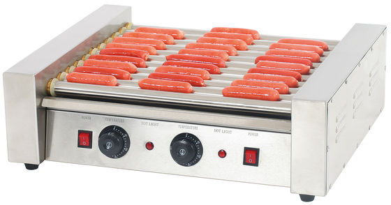 9 Roller Hot Dog Grill Maker für den Einzelhandel Snack Machine Bequemlichkeit und Effizienz