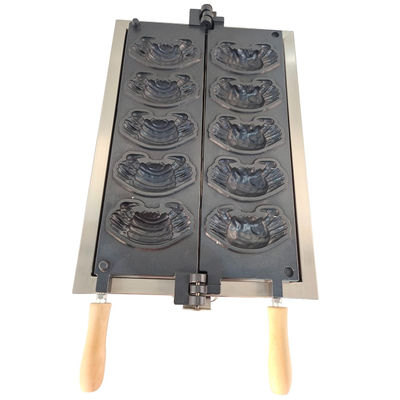Gewerbliche Waffelmacher Karikaturform Elektrische Snackmaschine mit Temperaturbereich 0-300'C