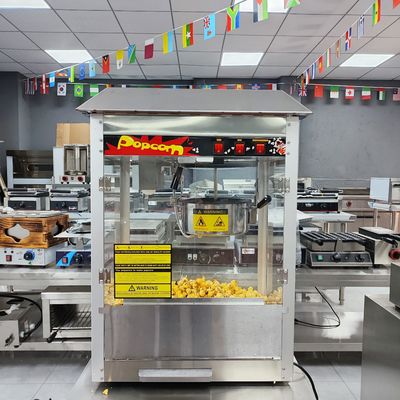 220-240V/50-60Hz kommerzielle Karamellpopcornmaschine mit Butterschmelzkapazität