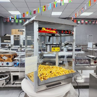 220-240V/50-60Hz kommerzielle Karamellpopcornmaschine mit Butterschmelzkapazität