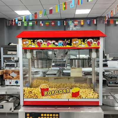 Industrielle Karamell Doppel Topf Popcorn-Maschine kommerzielle Popcorn-Macher für Ihre Veranstaltung