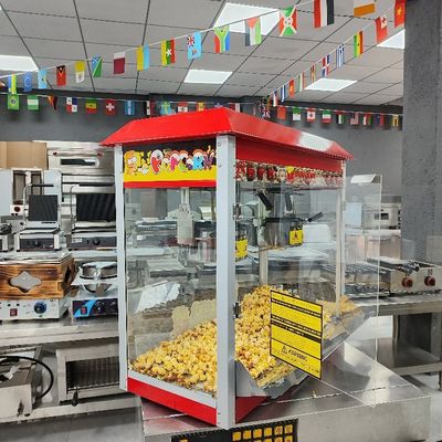 Industrielle Karamell Doppel Topf Popcorn-Maschine kommerzielle Popcorn-Macher für Ihre Veranstaltung