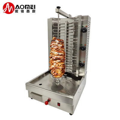 Elektrische 3 Brenner Edelstahl Shawarma Maschine Entfesseln Sie Ihr Lebensmittelgeschäft Potenzial