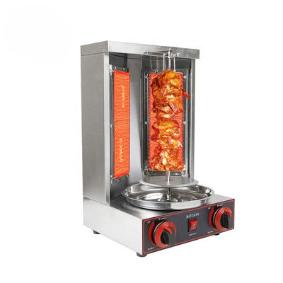 2 in 1 automatische rotierende Doner Kebab-Maschine für LPG 2800Pa 37x37.5x53.5cm Verpackungsgröße