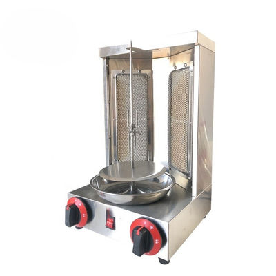 2 in 1 automatische rotierende Doner Kebab-Maschine für LPG 2800Pa 37x37.5x53.5cm Verpackungsgröße