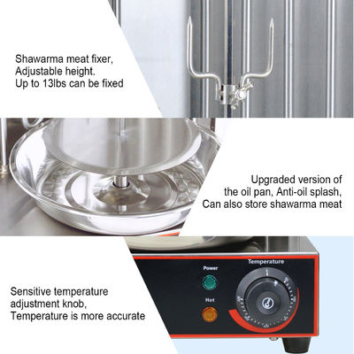 2 Brenner Elektrische vertikale Rotisserie Hühnerbroiler für die automatische Fleischproduktion