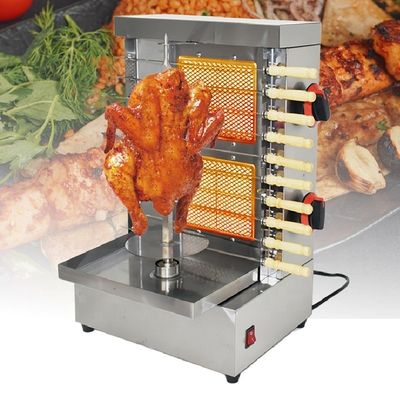 Gas Shawarma Maschine 2 Brenner Hühner Doner Kebab Grill Spitze Maker für den Außenbereich
