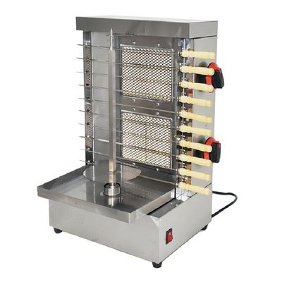 Gas Shawarma Maschine 2 Brenner Hühner Doner Kebab Grill Spitze Maker für den Außenbereich