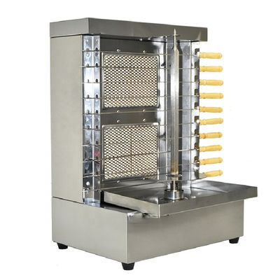 Gas Shawarma Maschine 2 Brenner Hühner Doner Kebab Grill Spitze Maker für den Außenbereich