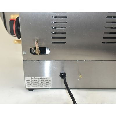 Gas Shawarma Maschine 2 Brenner Hühner Doner Kebab Grill Spitze Maker für den Außenbereich
