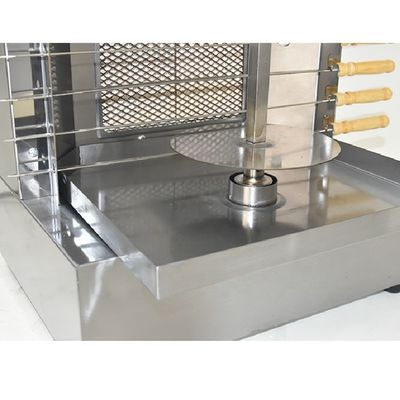 Gas Shawarma Maschine 2 Brenner Hühner Doner Kebab Grill Spitze Maker für den Außenbereich