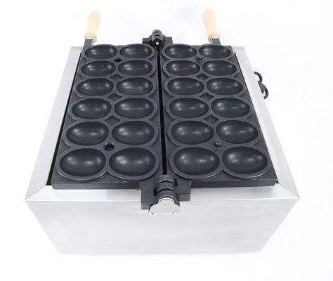 1.8KW Elektrowaffelfabrik für den Haushalt Nonstick Mini Smile Eiform für den Handel