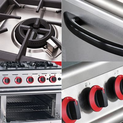 Multifunktionskochen 700 Serie 4 Brenner Gas Stehkocher mit Ofen