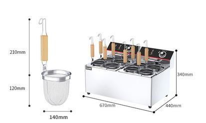 Elektrische Noodle-Kochmaschine für Fastfood-Nudeln Kochen in Restaurantküche
