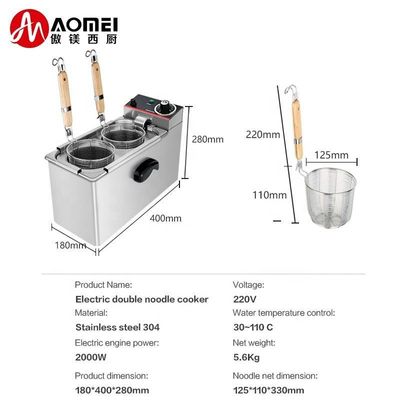 220-Volt-Elektro-Nudelkocher Temperaturbereich 30-110 C Perfekt für ein Restaurant