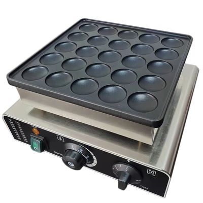 25-Loch-elektrische nichtklebende Mini-Waffelfabrik für köstliche Pfannkuchen und Muffins