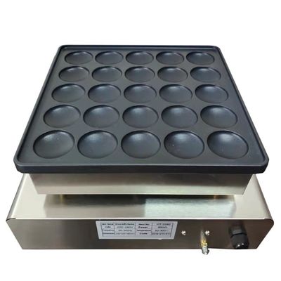 25-Loch-elektrische nichtklebende Mini-Waffelfabrik für köstliche Pfannkuchen und Muffins
