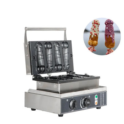 Grill- und Panini-Pressplatten Mini-Taiwan-Penis-Waffelfabrik für Snack-Food-Maschine