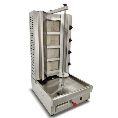 Automatische Stufe Automatische 4 Brenner Gas Huhn Shawarma Maschine Ihre Shawarma Lösung