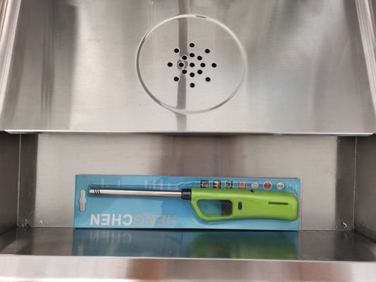 25 KG Gas 4-Brenner Elektrische Grill Kebab-Maschine / Donner-Maschine / Shawarma-Maschine GB-950