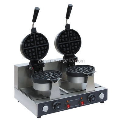 Doppelplatte Waffelbäckerei Waffelfabrik für Waffeln und Timer
