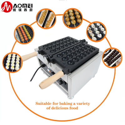 1500W hochwertige elektrische Takoyaki-Maschine mit Blasen, Waffelkugeln, Taiyaki-Bäckerei