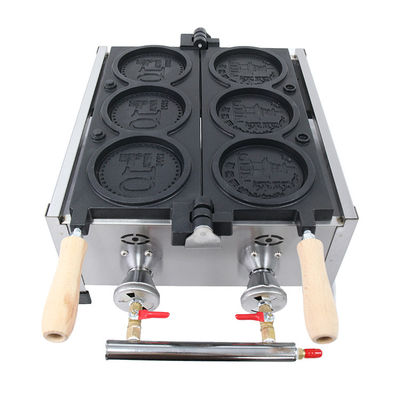 Snack-Shop Handelswaffelfabrik Mini-Runde Waffelfaschen Backen Lebensmittelproduktionsgeräte