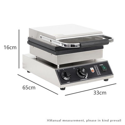 AM-206-2D 2400W QQ Liege Belgische Waffelmaschine für schnelle und einfache Reinigung