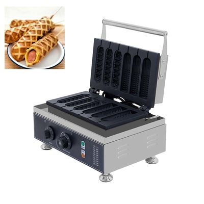 Hauswirtschaftliche Waffel-Hotdog-Stick-Waffel-Mais-Hund-Machmaschine AM-216 mit großer Kapazität